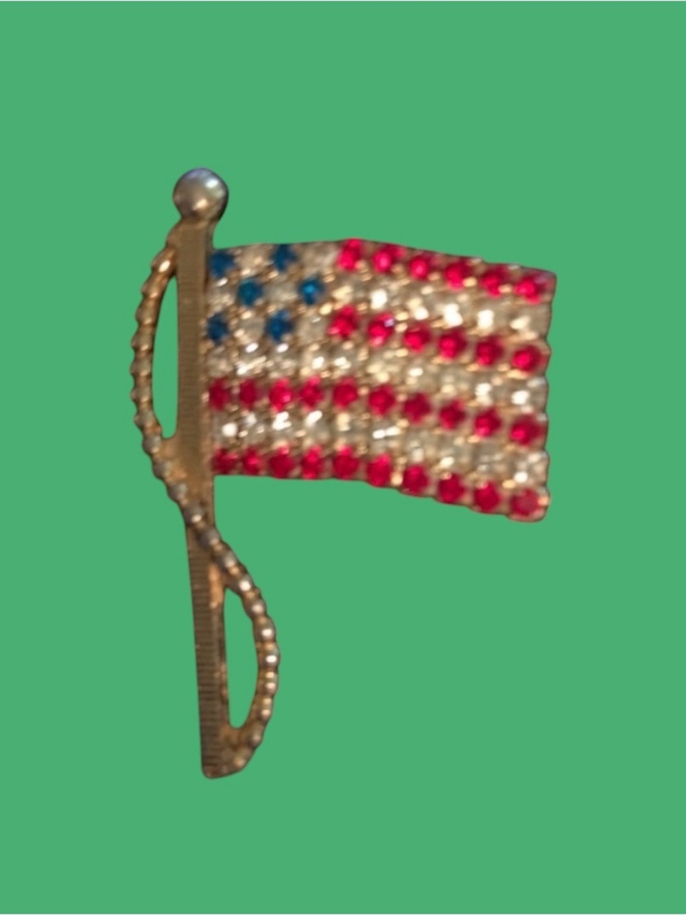 Vintage Rafaelian flag Brooch